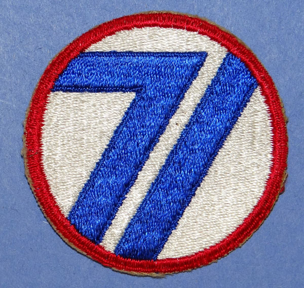 WW II 71st Infantry Div. Patch