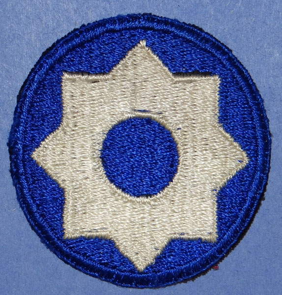 WW II 8th Service Command Patch