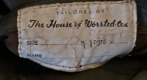 WW II 8th AAF Sgt. Communications Specialist "Ike" Jacket