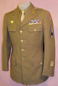 WW II 15th AAF Sgt. Service Coat.