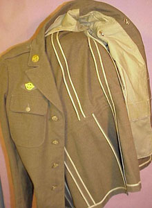 WW II 15th AAF Sgt. Service Coat.