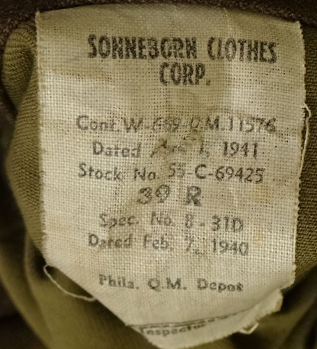 WW II Army 30th Infantry Div. Corporal Uniform Set