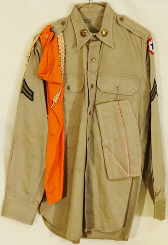 U.S. Army Korean War & Late 50's Tan Enlisted Shirt