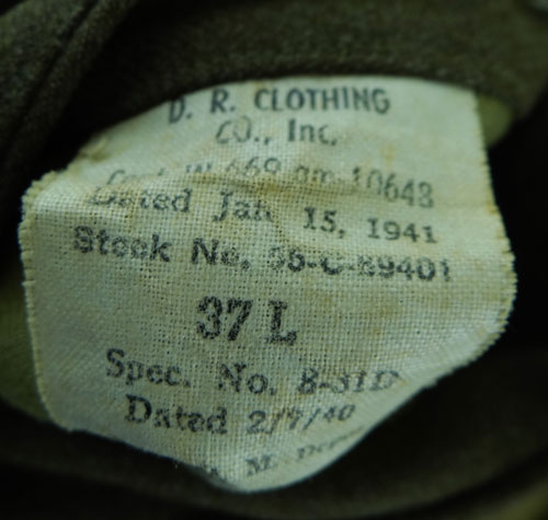 WW II 7th Army Infanrty Tech. Sgt. Uniform Set