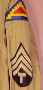 WW II 7th Army Infanrty Tech. Sgt. Uniform Set