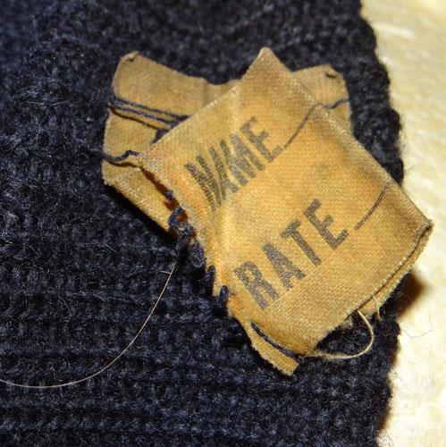 WW II U.S. Navy Dark Blue Wool Sweater & Wool Knit Cap