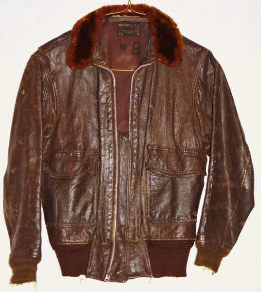 U.S. Navy Korean War Period Leather Flight Jacket