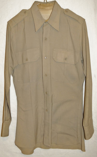 WW II U.S. Army Officer Shirt WW II U.S. Army Officer Shirt