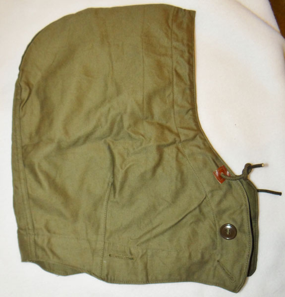 1945 Dated Army Cloth HOOD for M43 Field Jacket 1945 Dated Army Cloth HOOD for M43 Field Jacket