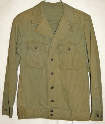 WW II U.S. Army M41 HBT Jacket/Shirt