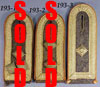 Luftwaffe Signal Troops NCO Shoulder Boards "SINGLES"
