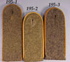 Luftwaffe Enlisted Signal Troops Shoulder Boards "SINGLES"
