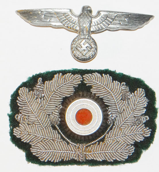 Army Officers Visor Hat Insignia Set