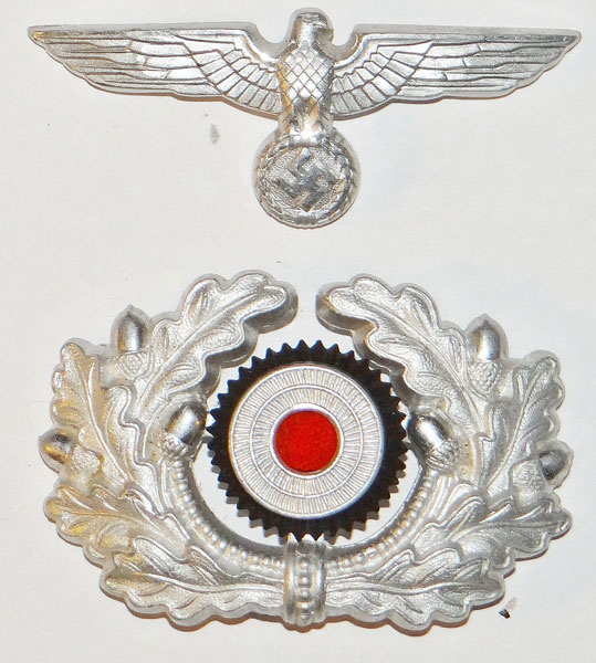 Army Officer & NCO/EM Visor Hat Insignia Set Army Officer & NCO/EM Visor Hat Insignia Set