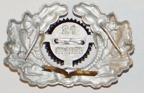 Army Officer & NCO/EM Visor Hat Insignia Set