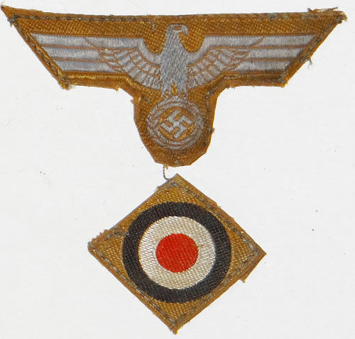 TROPICAL Army Cloth Eagle & Cockade for Field Cap