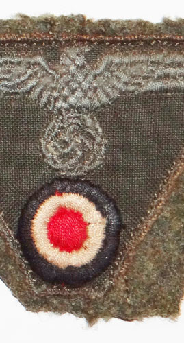"CUT OFF" Army M43 Cloth Cap Insignia