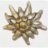 Army Officer Edelweiss Cap Insignia