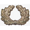 Army Silver Plated Visor Hat Wreath