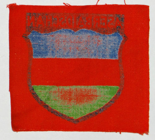 Army "ASERBAIDSCHAN" Foreign Volunteer Arm Shield