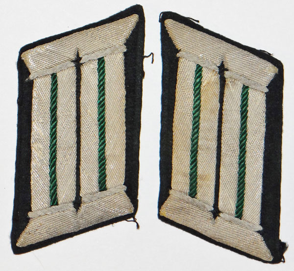 Army Jager & Gebirgsjager Officer Collar Tabs