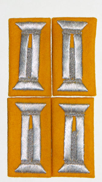 Army "Cavalry" Officers Set of Dress Cuff Tabs for Waffenrock Tunic