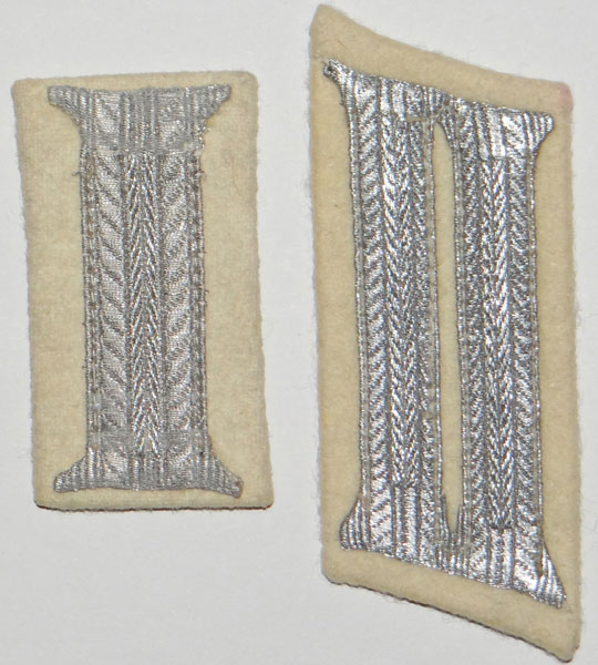 Army "Infantry" NCO/EM Dress Collar Tab & Cuff Tab