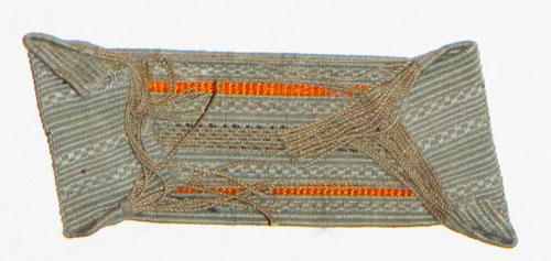 Army 1st Pattern NCO/EM Orange Piped Collar Tab