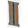 Army 1st Pattern NCO/EM Orange Piped Collar Tab