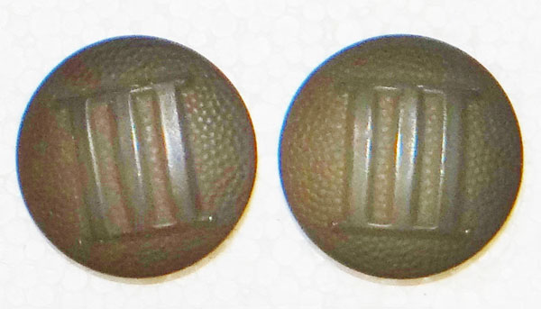 Army 3rd Battalion Staff Shoulder Board Buttons