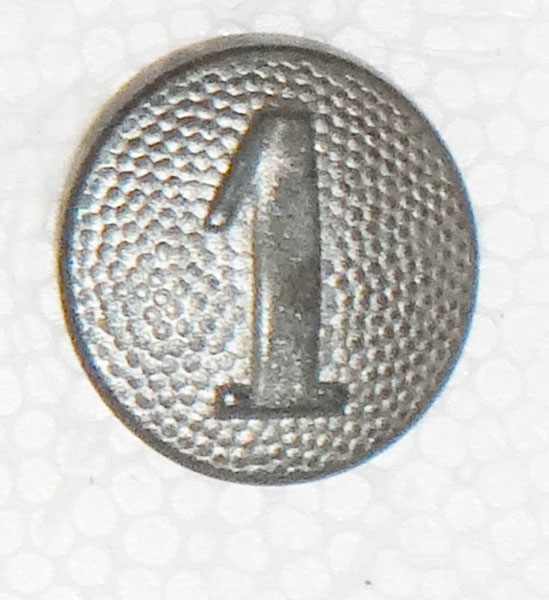 Army 1st Company Shoulder Board Button