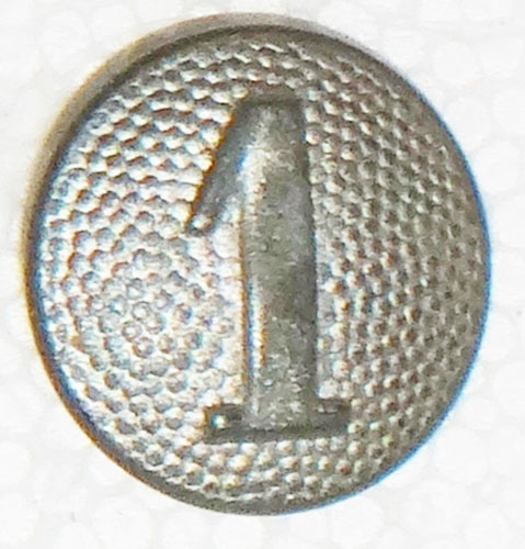 Army 1st Company Shoulder Board Button