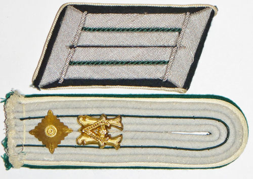 Army Officials Collar Tab & Shoulder Board Set