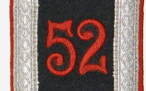 Army 52nd Artillery Regt. Mechanized G.H.Q. Troops Unteroffizier Shoulder Board