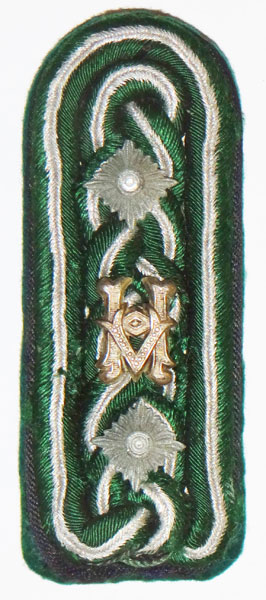 Army Official Shoulder Board with Oberfeldwebel Rank