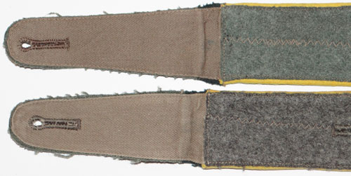 Army Signal Troops Enlisted Shoulder Boards