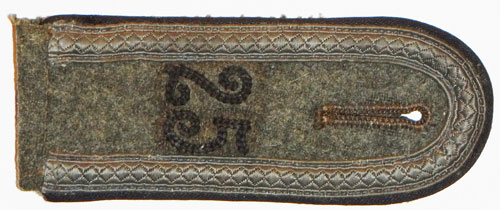 Army 25th Pioniere Battalion Unteroffizere Shoulder Board, 25th Panzergrenadier Div
