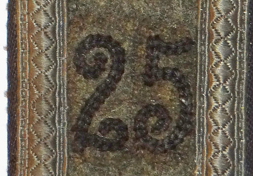 Army 25th Pioniere Battalion Unteroffizere Shoulder Board, 25th Panzergrenadier Div