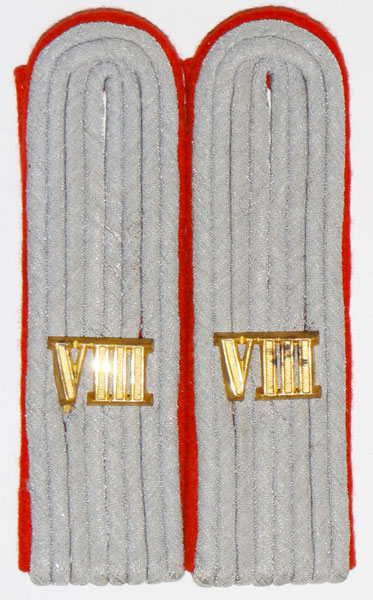 Army Artillery Leutnant Boards from Wehrkreis 8