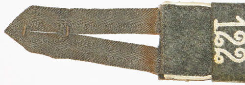 Army M44/45 122nd Infantry 50th Inf. Div. Enlisted Shoulder Board