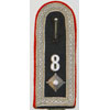 Army Artillery 8th Regt. Feldwebel Shoulder Board