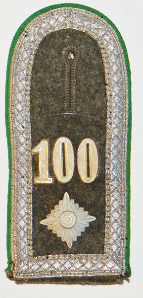 Army 100th Gebirgsjager Regt. Feldwebel Shoulder Board Army 100th Gebirgsjager Regt. Feldwebel Shoulder Board