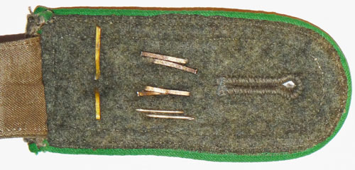 Army 100th Gebirgsjager Regt. Feldwebel Shoulder Board