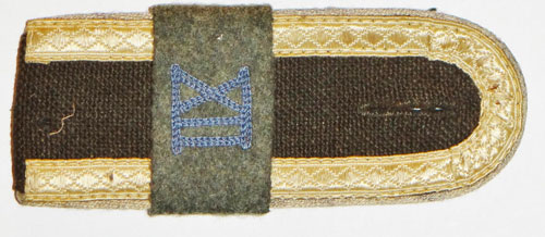 Army Transport Unteroffizier Shoulder Board