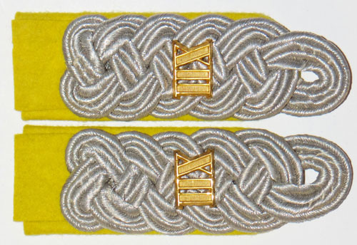 Army Dress Major Signal Troops Wehrkreis 12 Shoulder Boards