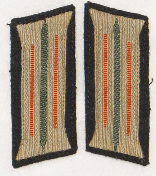 WW II German PANZER NCO/EM Collar Tabs