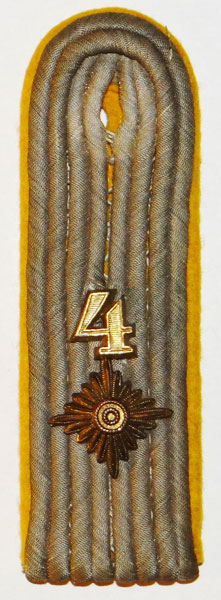 Army Calvary Reconnaissance 4th Brigade 4th Battalion Oberleutnant Shoulder Board Army Calvary Reconnaissance 4th Brigade 4th Battalion Oberleutnant Shoulder Board