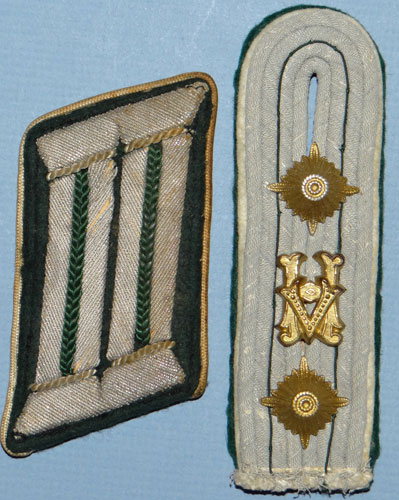 Army Officials Collar Tab & Shoulder Board Set