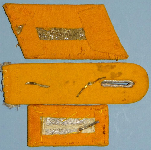 Army Cavalry Hauptmann Dress Tab, Board & Cuff Patch Set