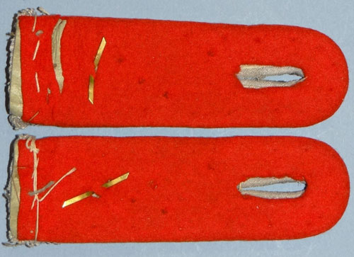 Army Artillery Oberleutnant Shoulder Boards